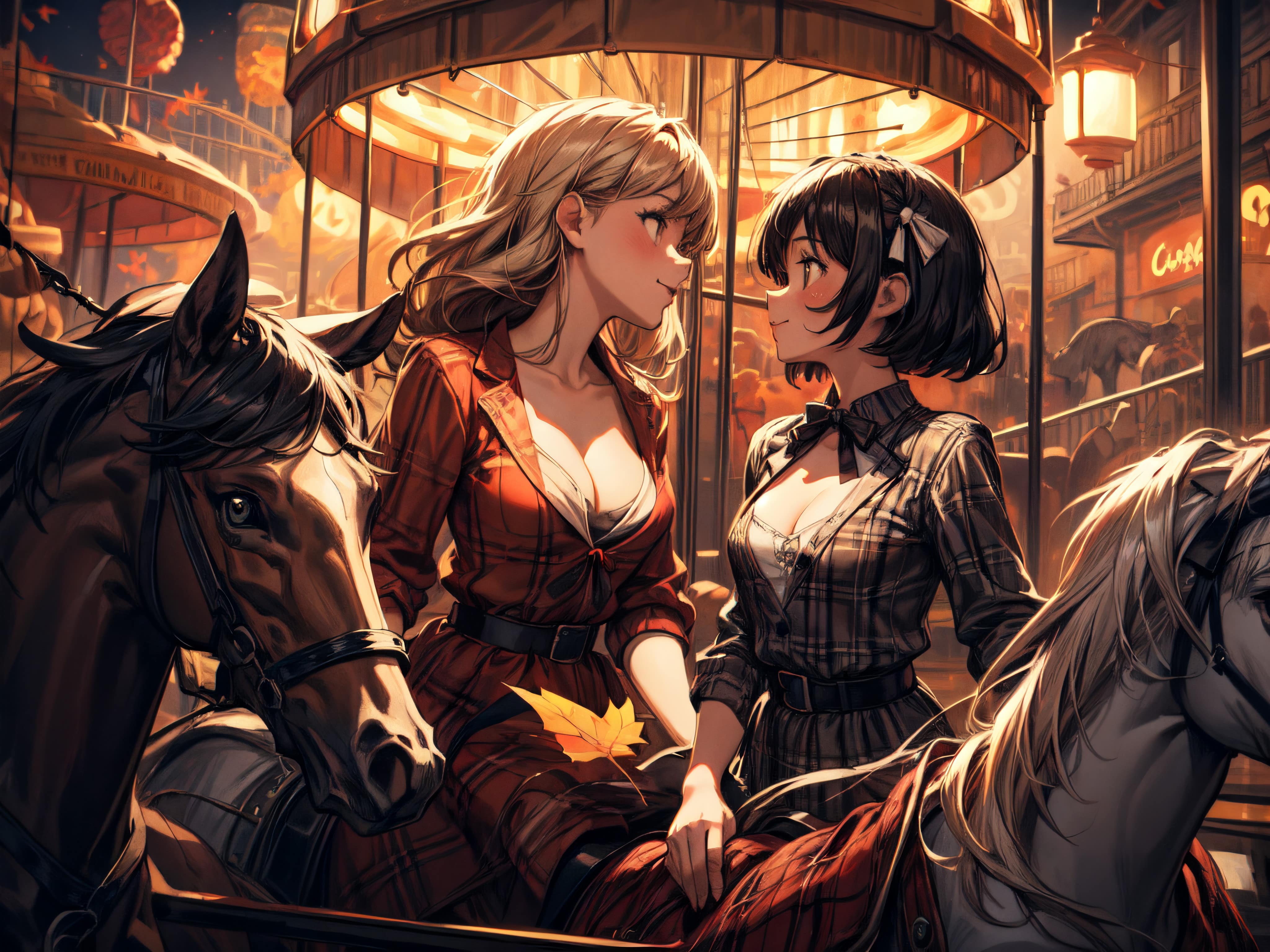 Moonlit fall forest anime warrior - Kwevo AI Art